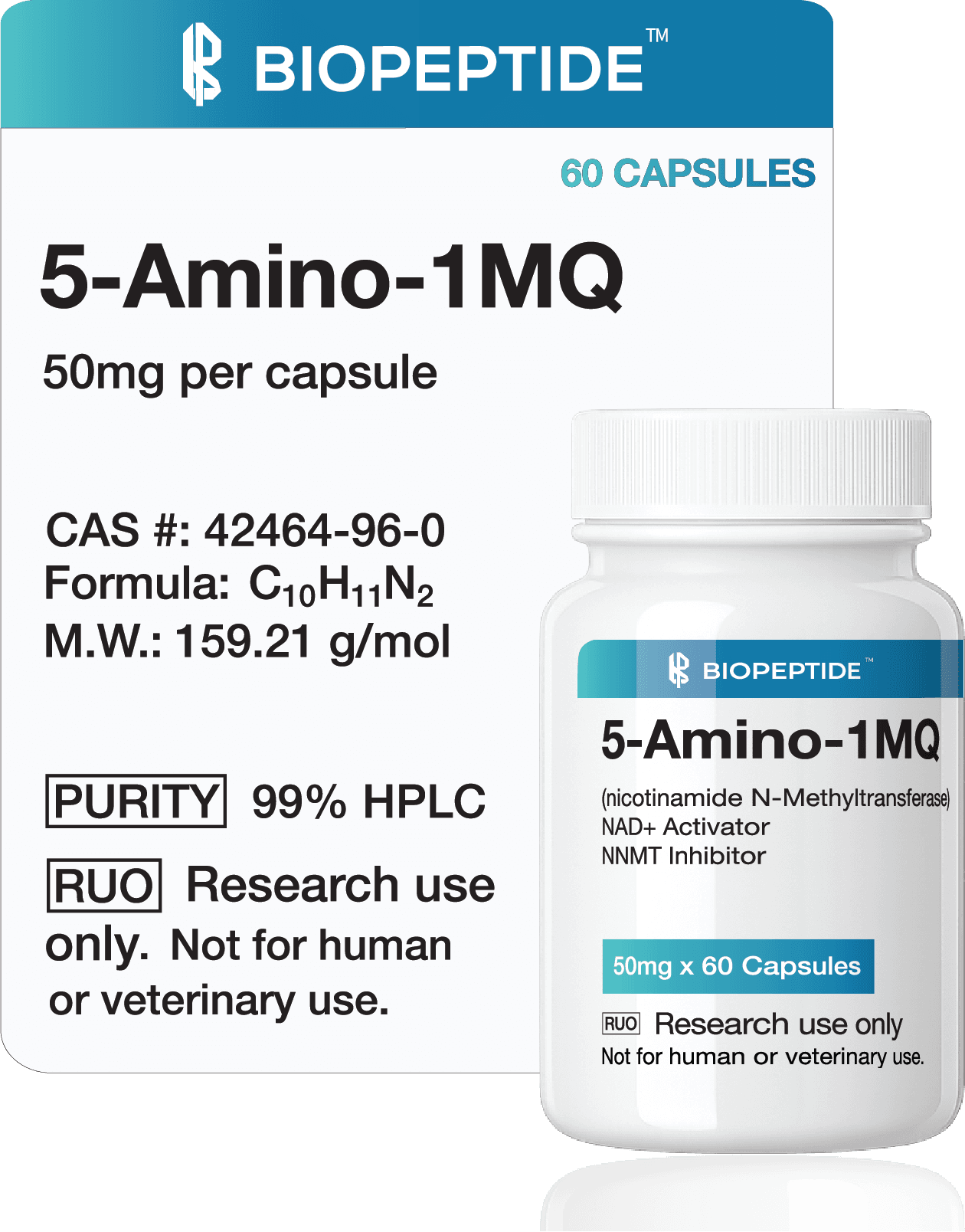 5-Amino-1MQ 50mg (60 Capsules)