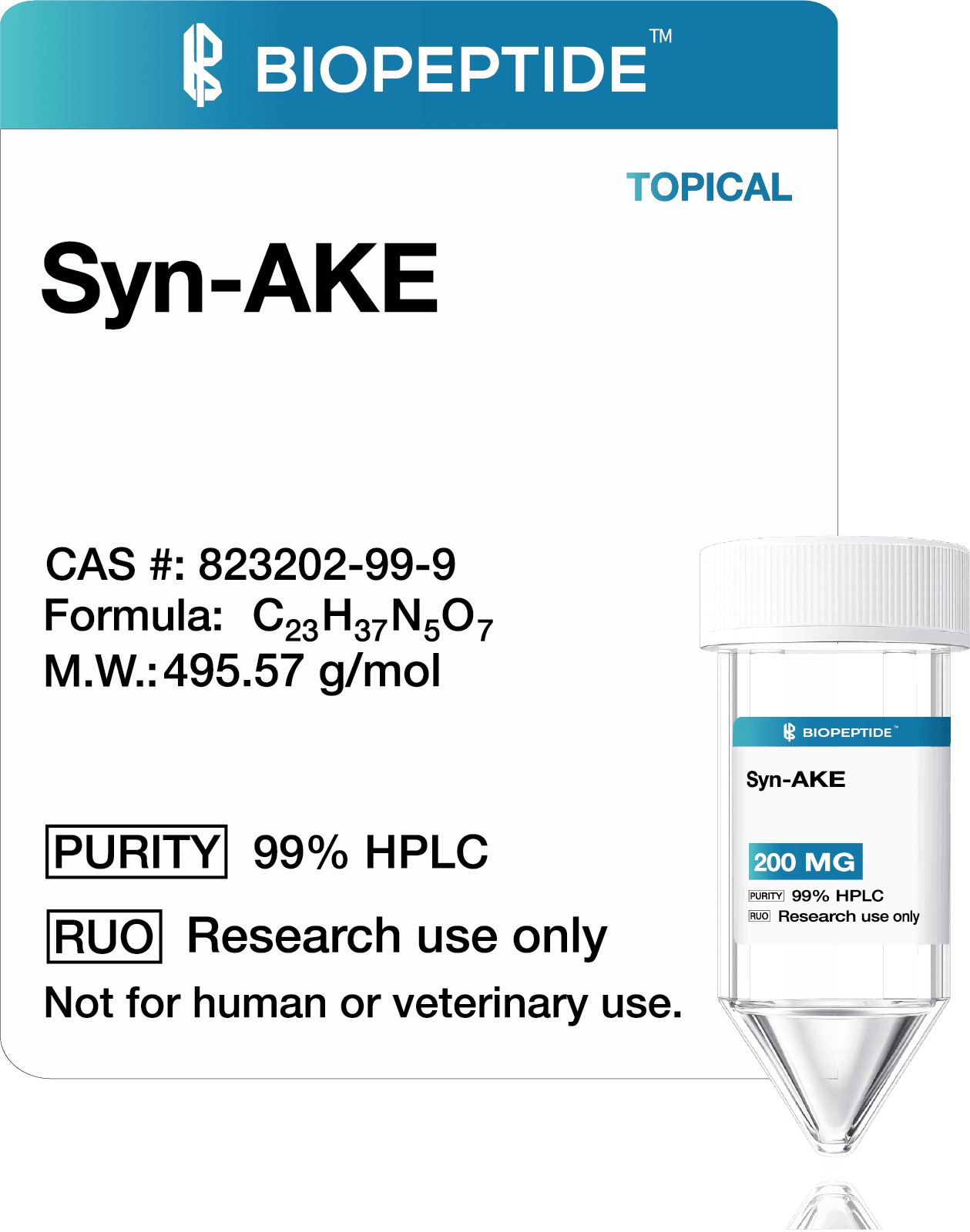 SYN®-AKE (Dipeptide Diaminobutyroyl Benzylamide Diacetate) 200mg – Topical