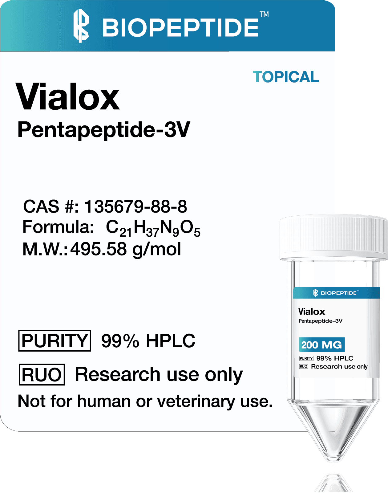 Vialox® (Pentapeptide-3V) 200mg – Topical