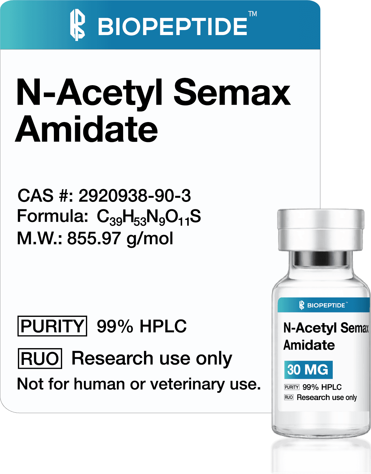 N-Acetyl Semax Amidate 30mg