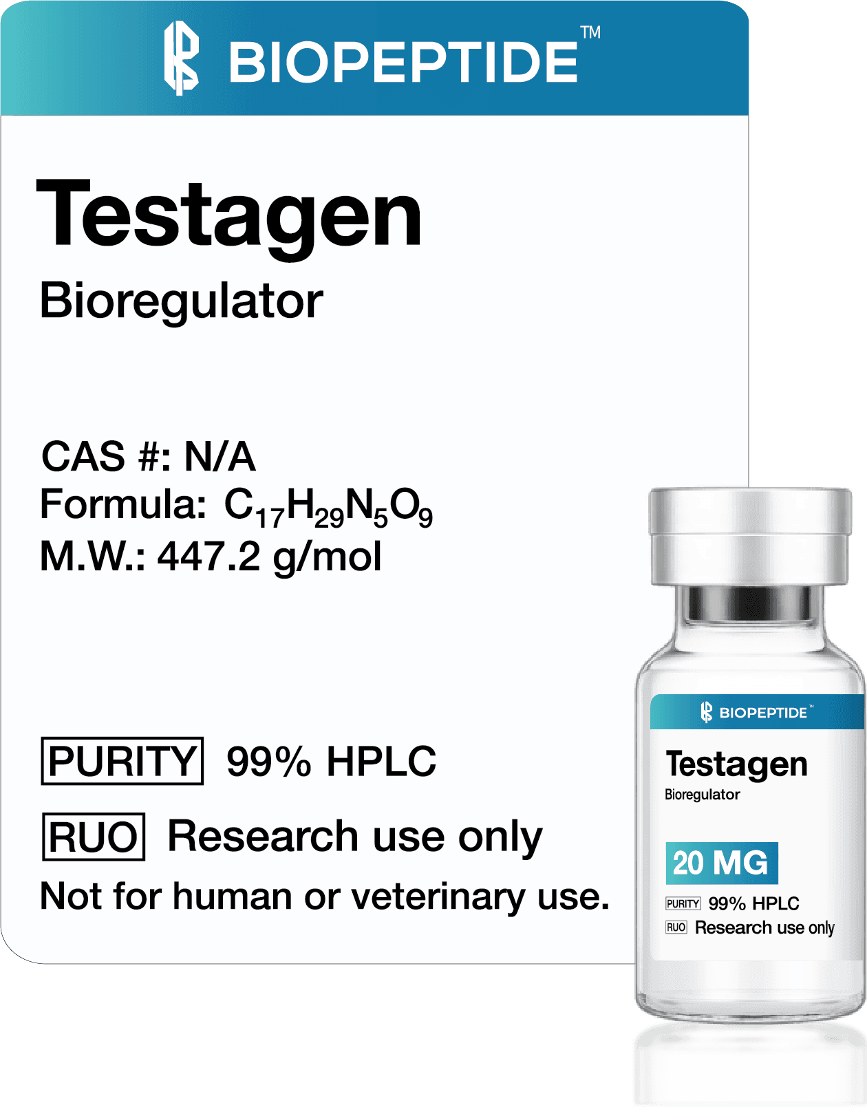 Testagen 20mg (Bioregulator)