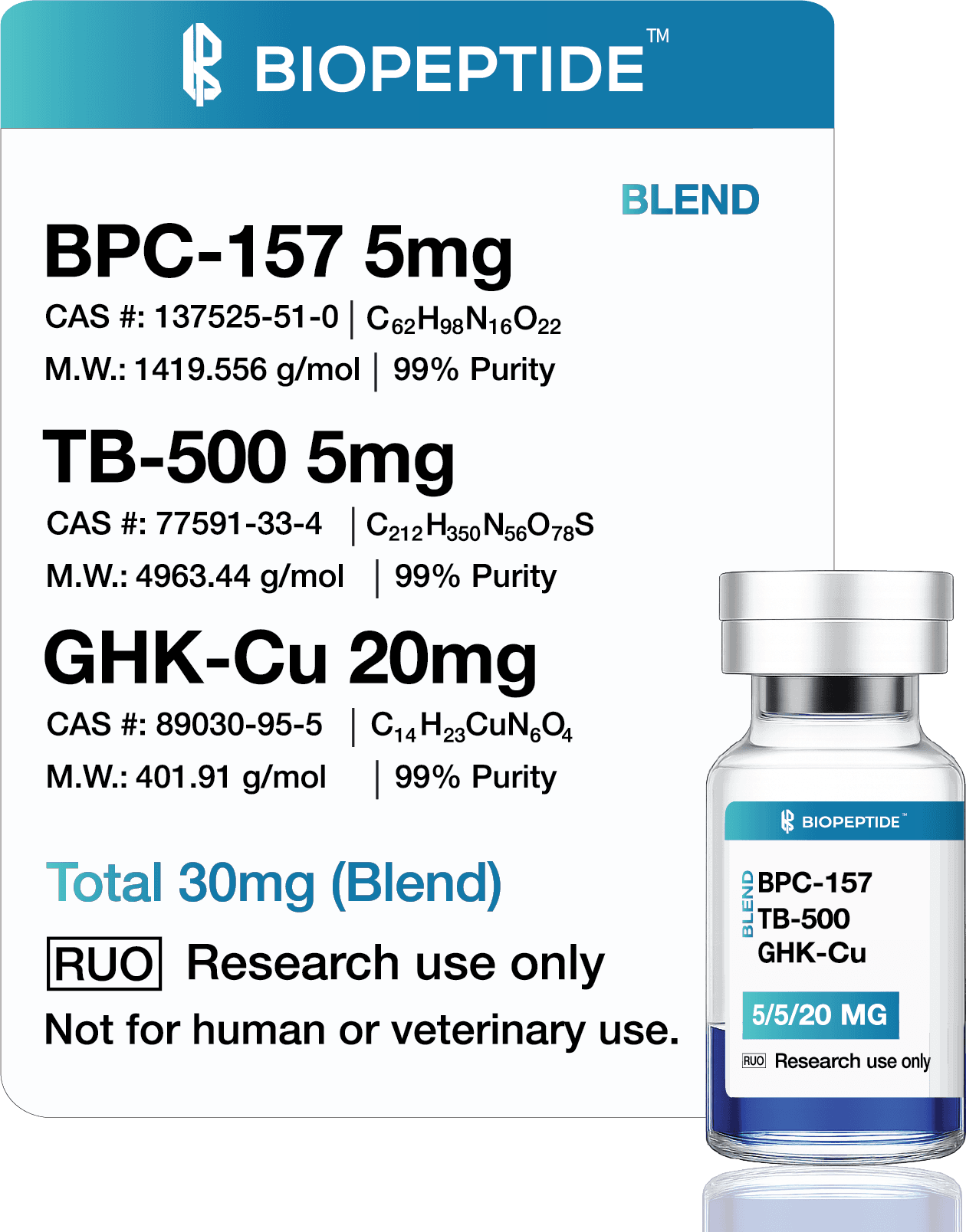 BPC-157 + TB-500 Blend 30mg