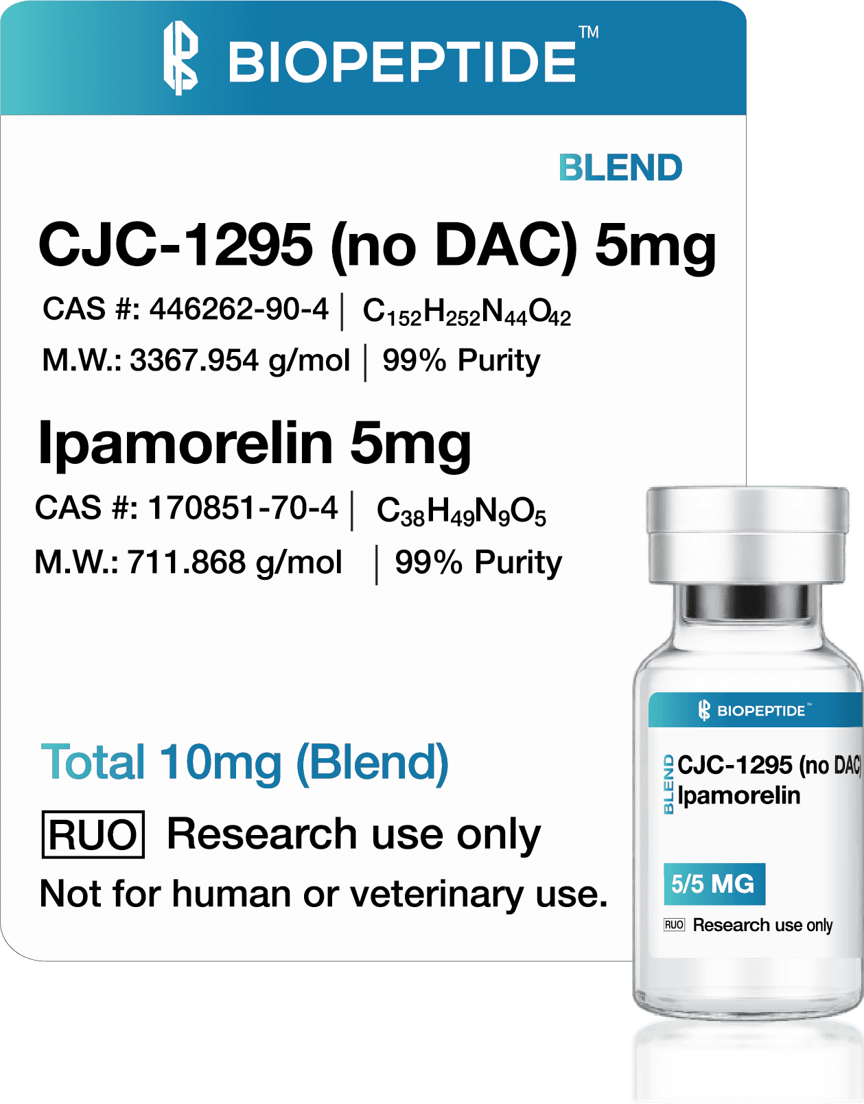 CJC-1295 + Ipamorelin Blend 10mg