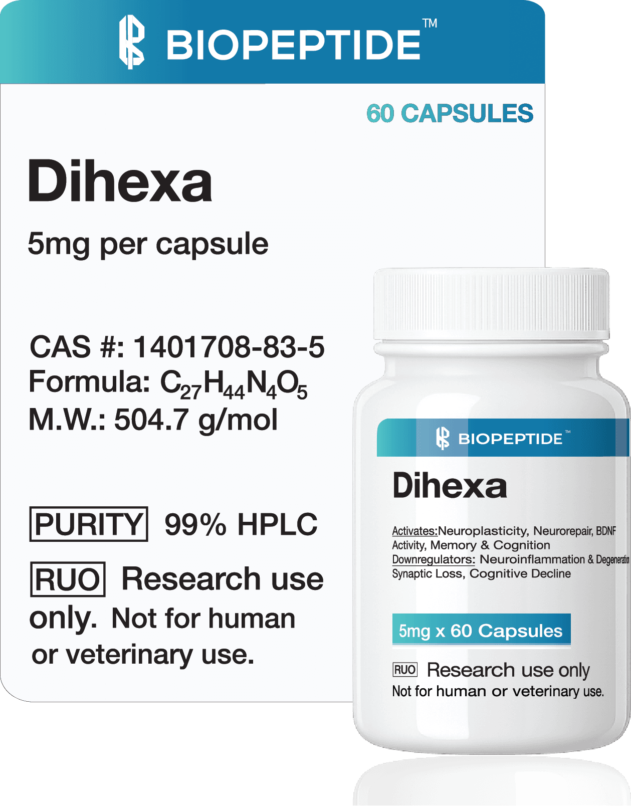 Dihexa 5mg (60 Capsules)