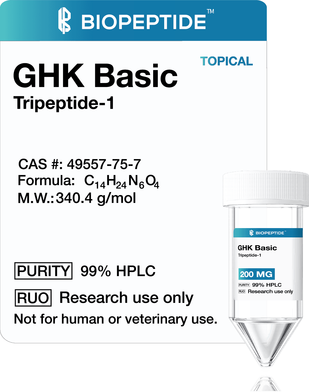 GHK Basic (Tripeptide-1) 200mg