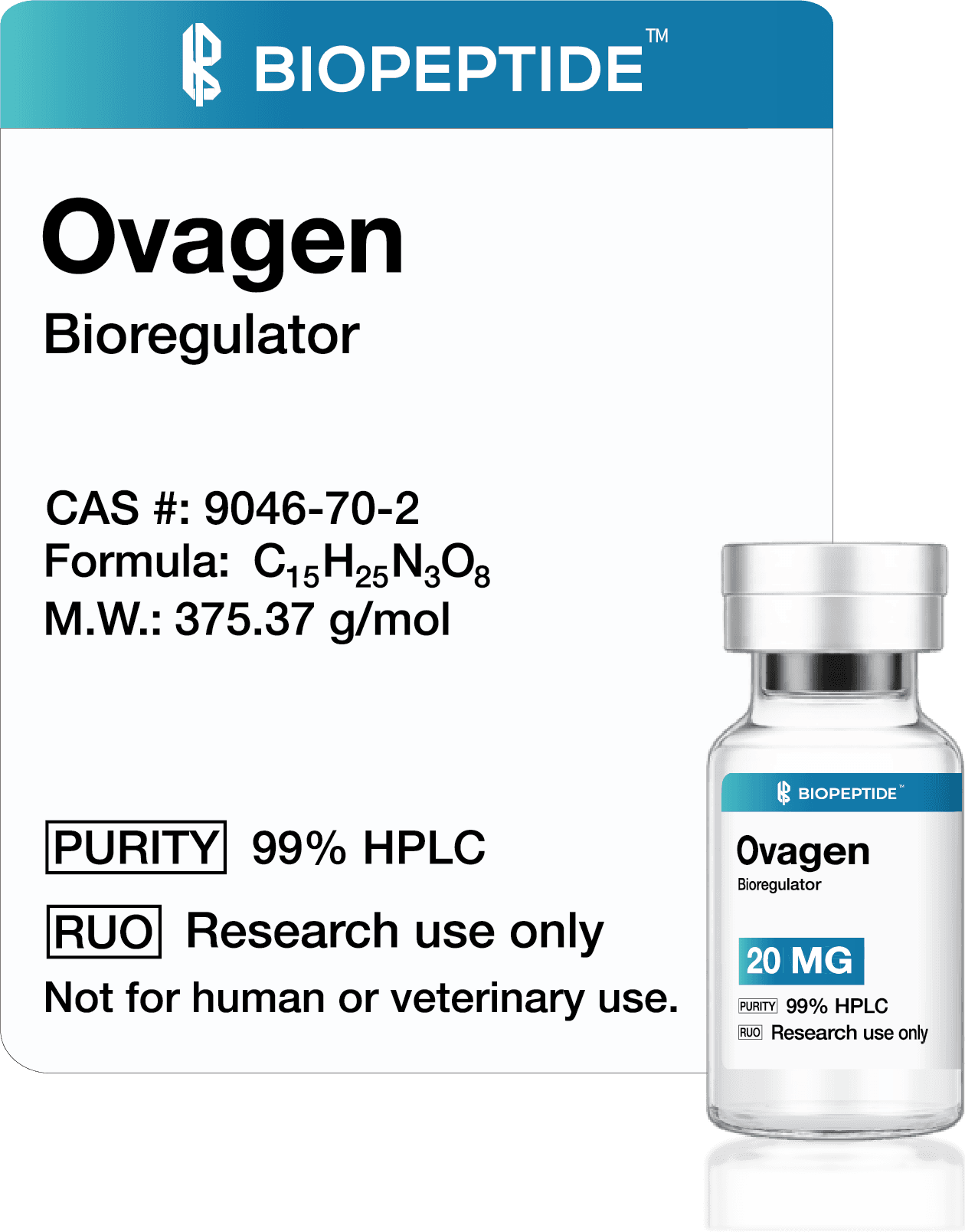 Ovagen 20mg (Bioregulator)