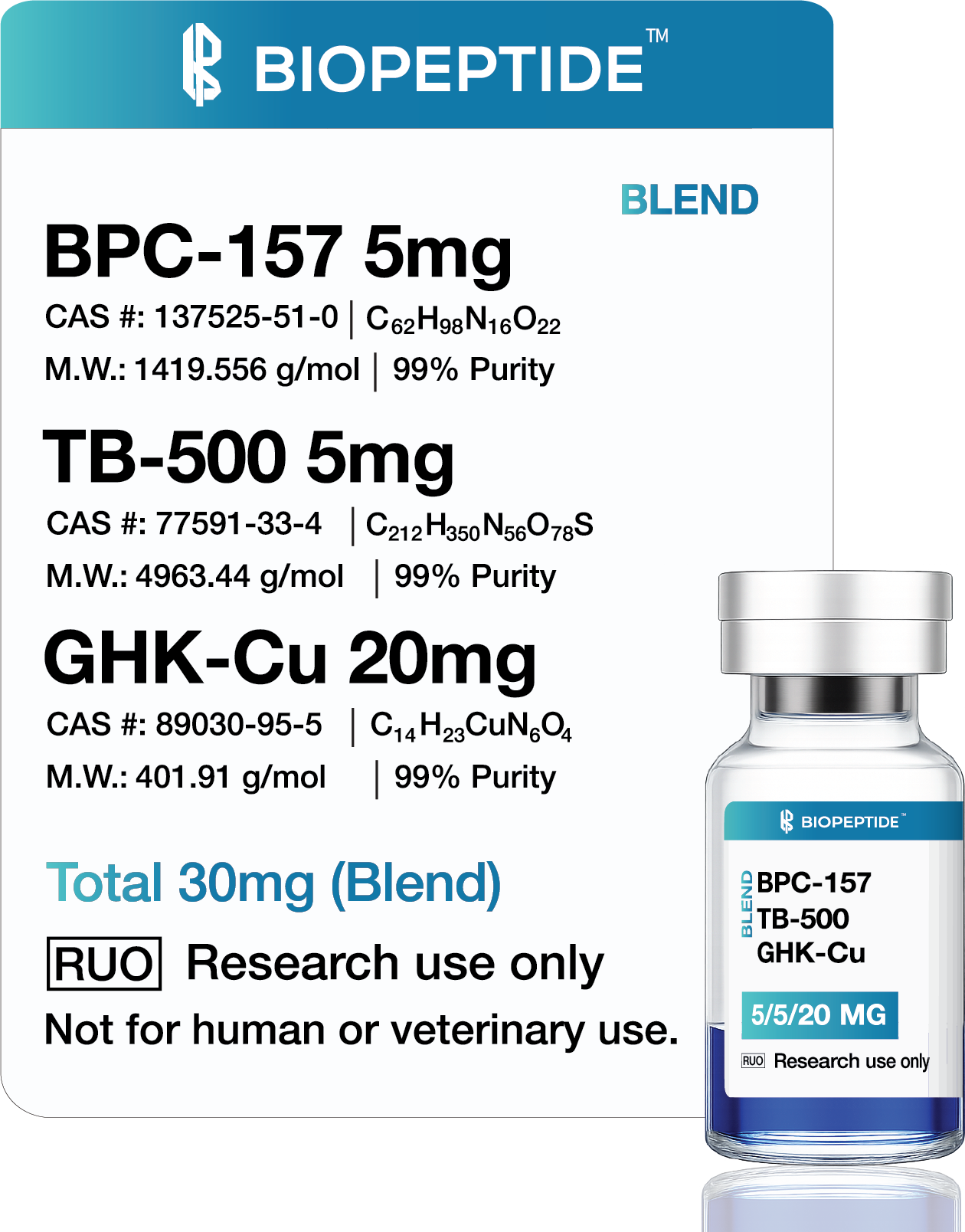 BPC-157 + TB-500 Blend 30mg