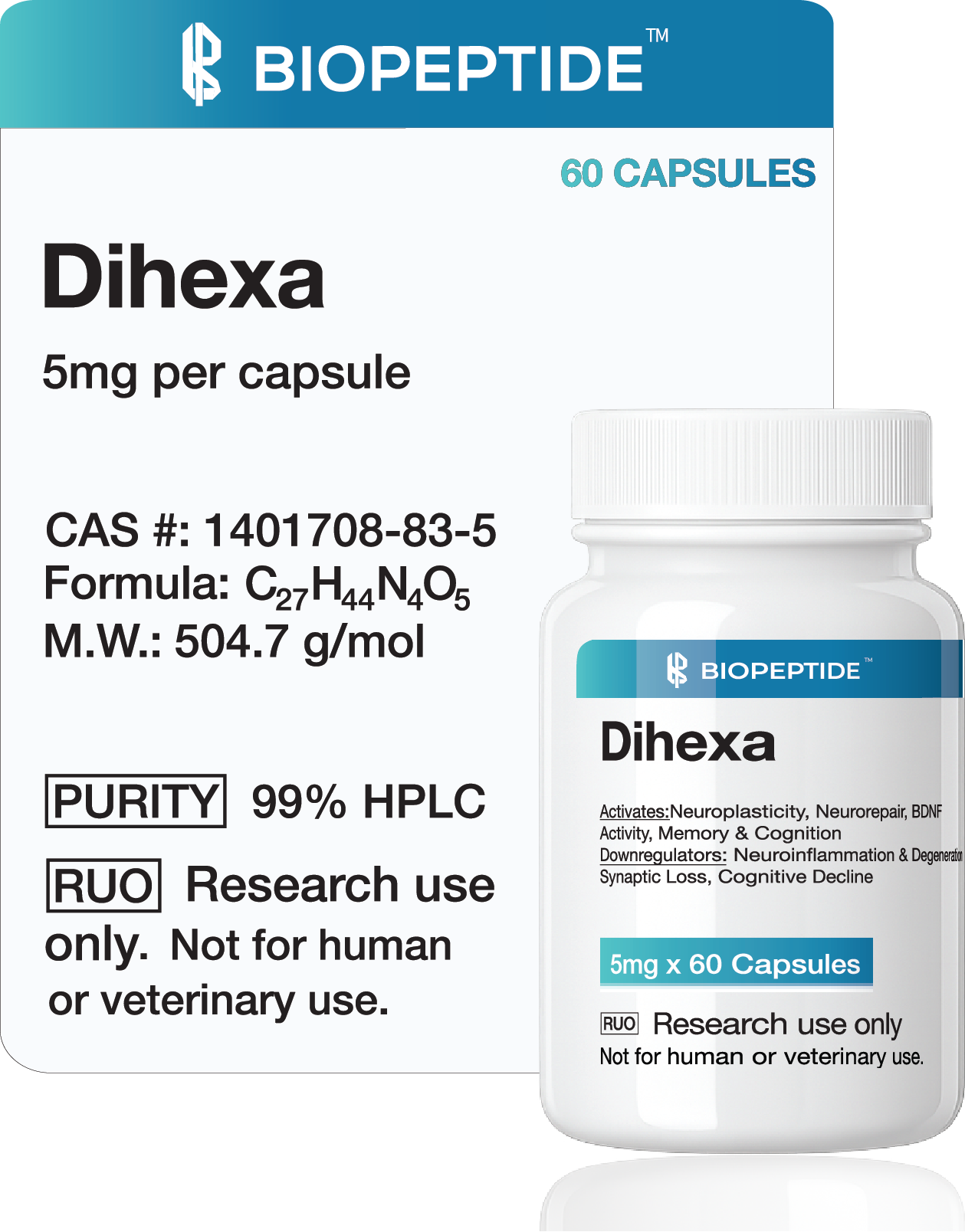 Dihexa 5mg (60 Capsules)