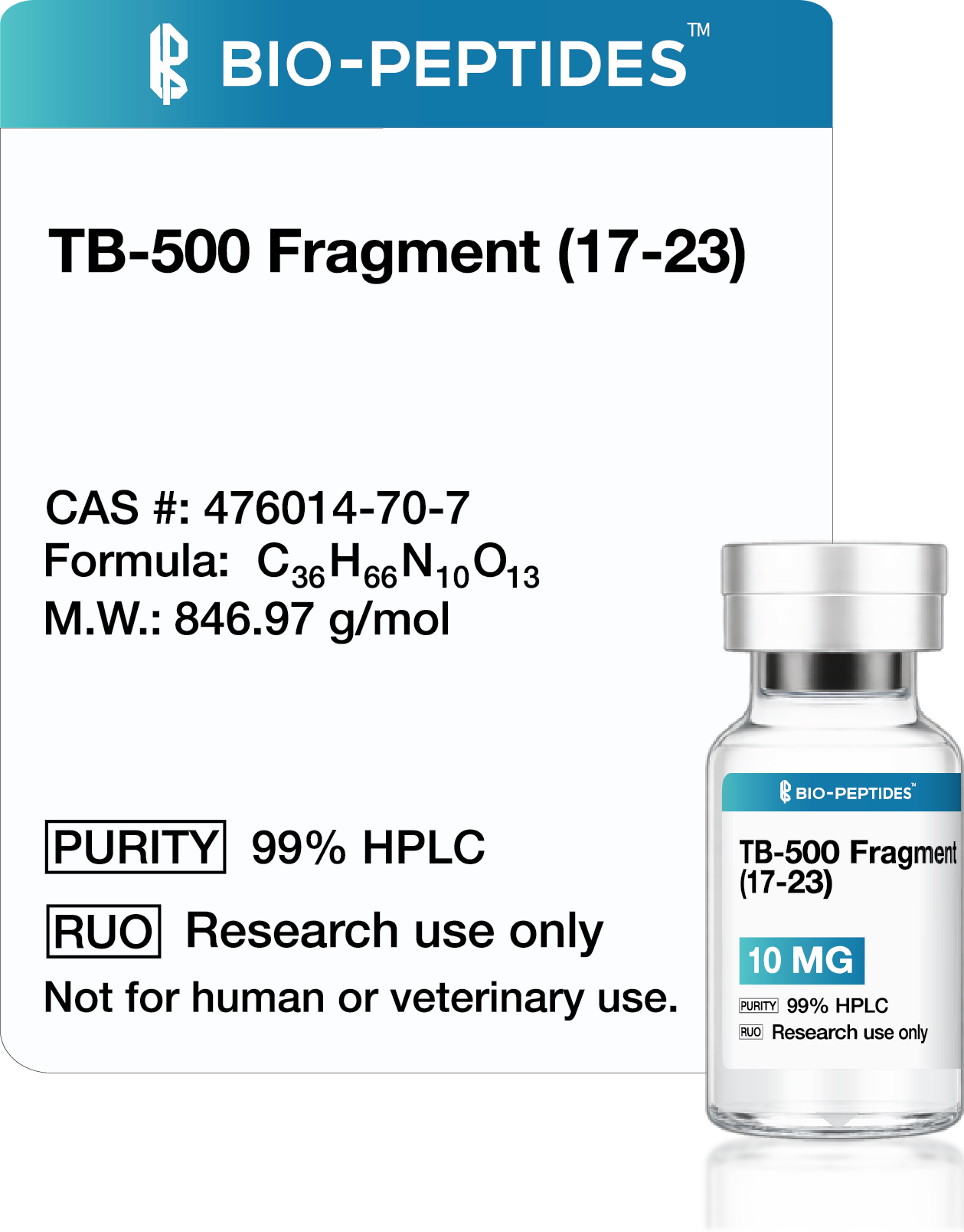 TB-500 Fragment (17–23) 10mg