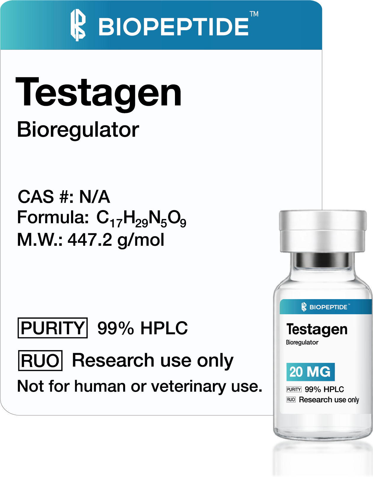 Testagen 20mg (Bioregulator)