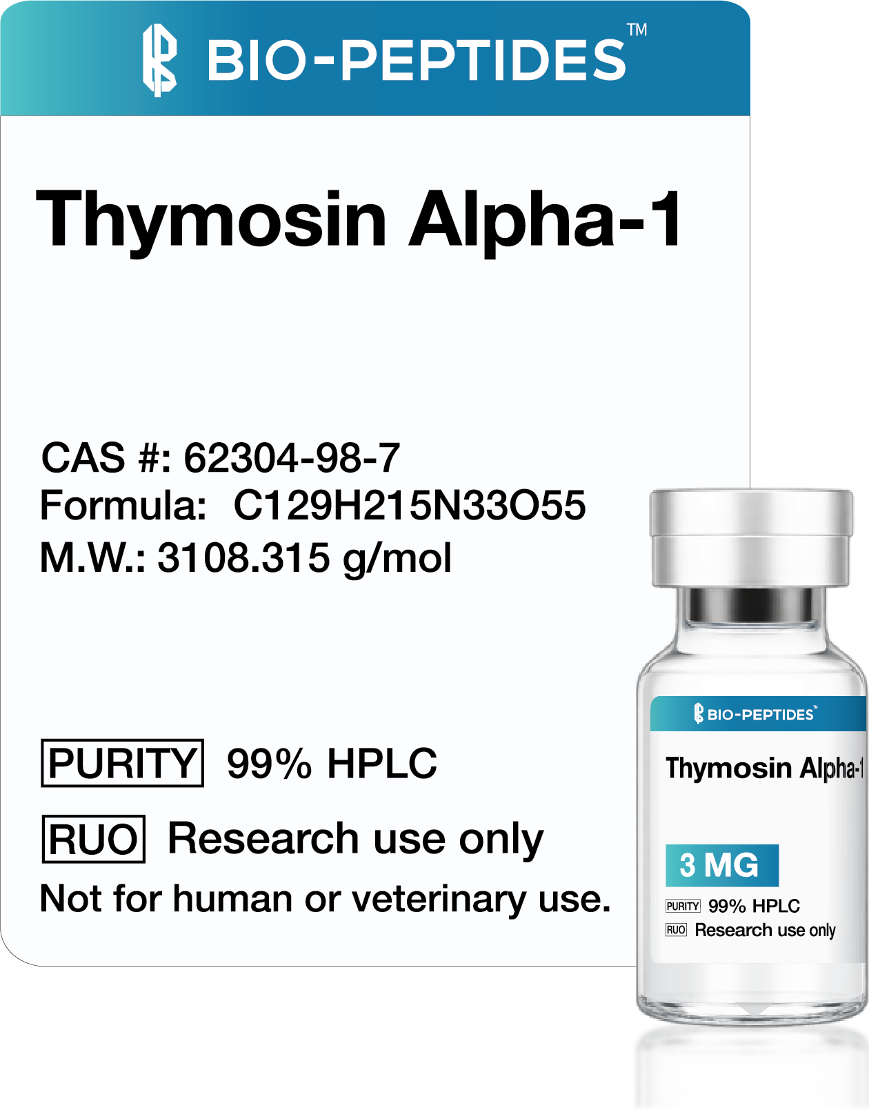 Thymosin Alpha-1 (TA-1) 3mg