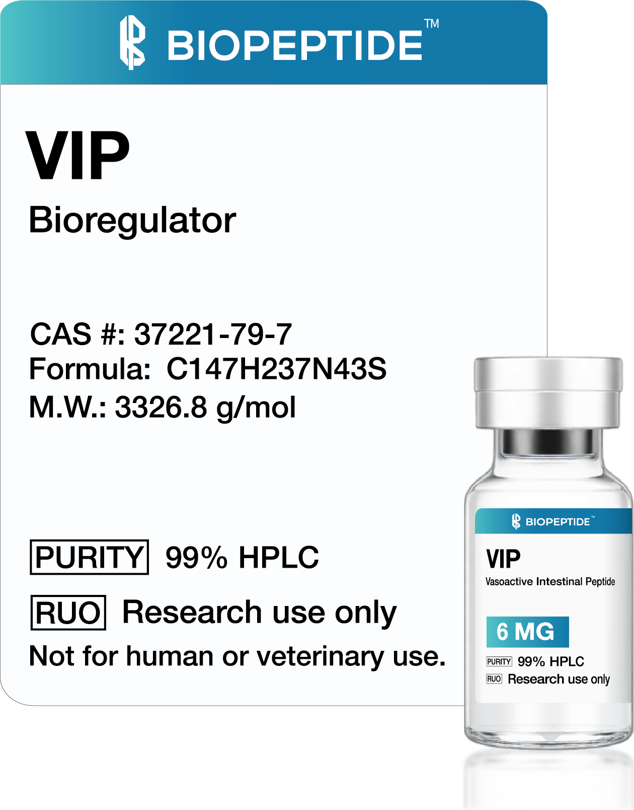 VIP (Vasoactive Intestinal Peptide) 6mg